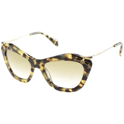 miu miu glitter cat eye sunglasses|Miu Miu 53mm Cat Eye Sunglasses .